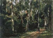 The Birch-Lined Avenue in the Wannsee Garden Facing Southwest, Max Liebermann